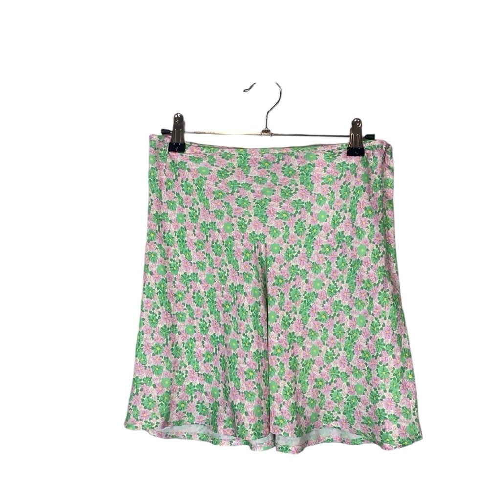 Zara floral mini skirt